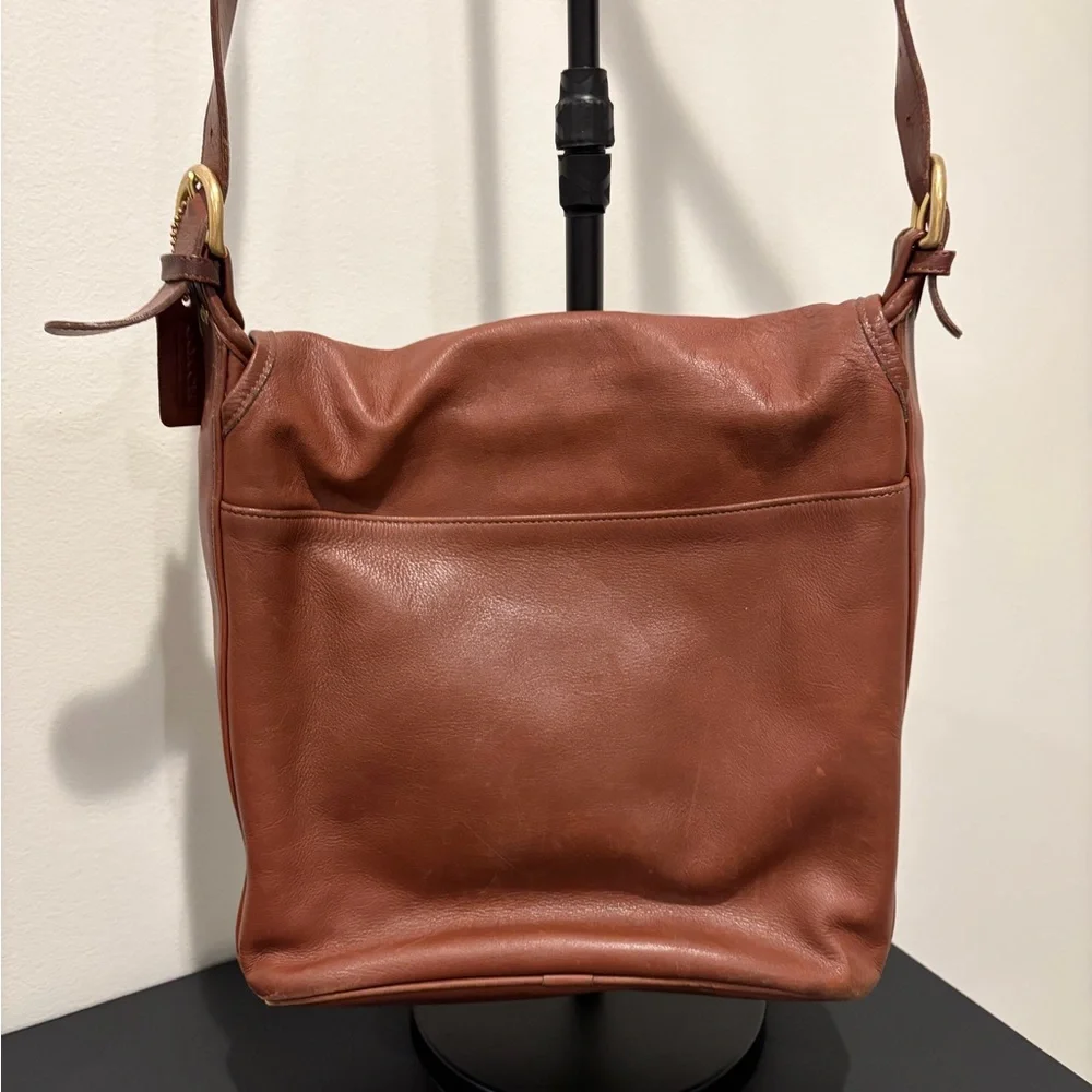 Vintage Coach Whitney Brown Leather Satchel